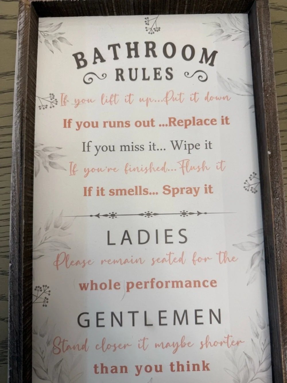 N/A framed bathroom